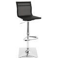 Lumisource Mirage Adjustable Swivel Barstool in Black BS-TW-MIRAGE BK